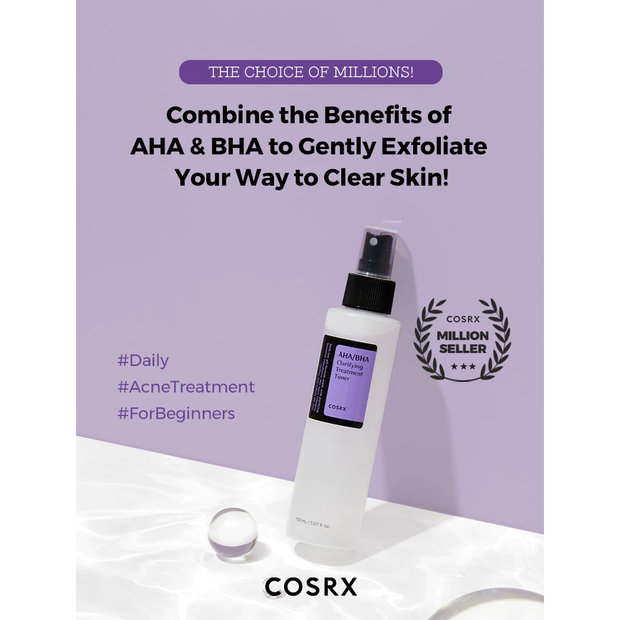 COSRX AHA BHA Clarifying Treatment Toner K-Beauty
