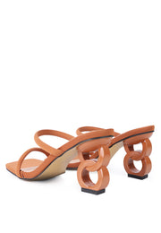 DOWNTOWN EXPERIMENT HEEL SLIDE SANDALS